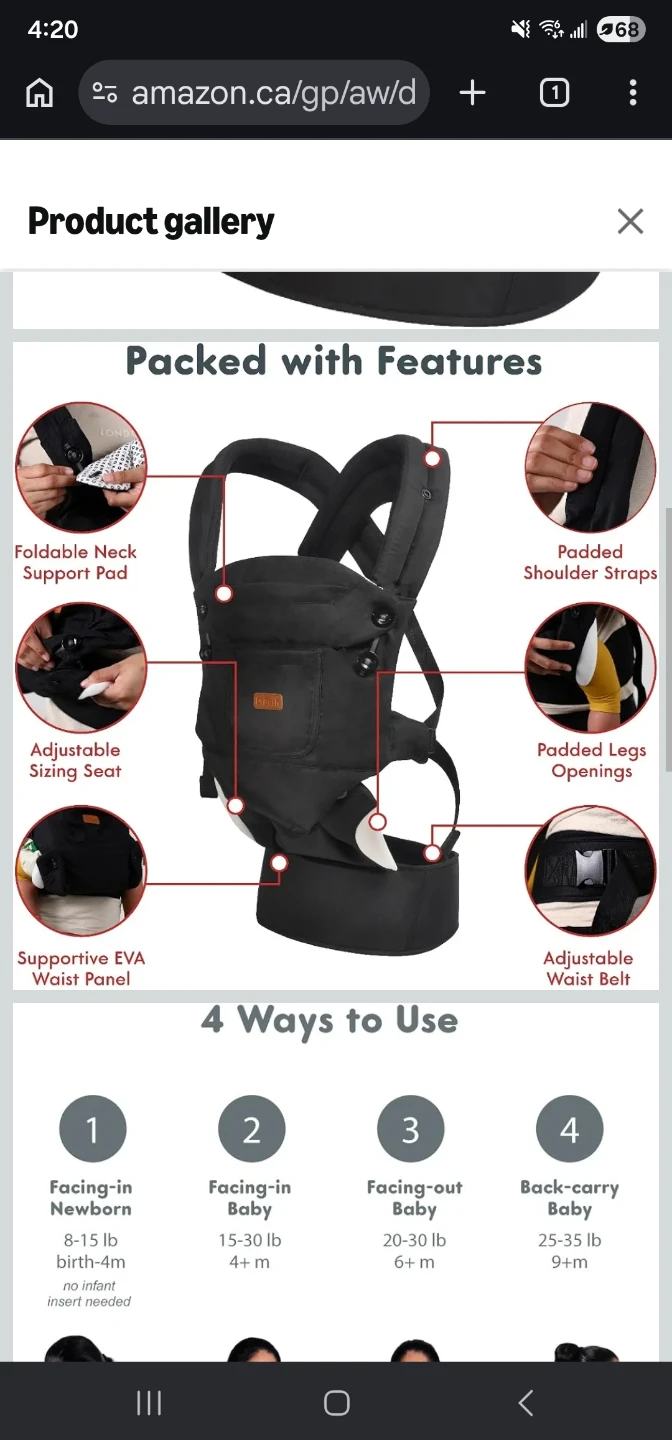 DrBash Baby Carrier