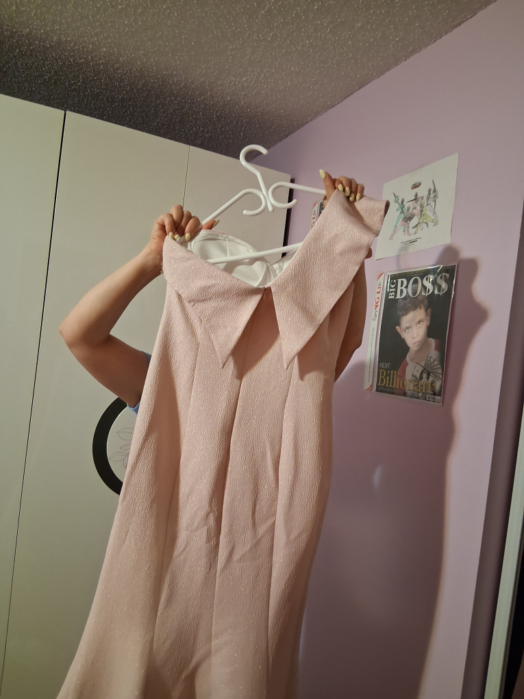 Pink Sparkly Mermaid Formal Gown - photo 3
