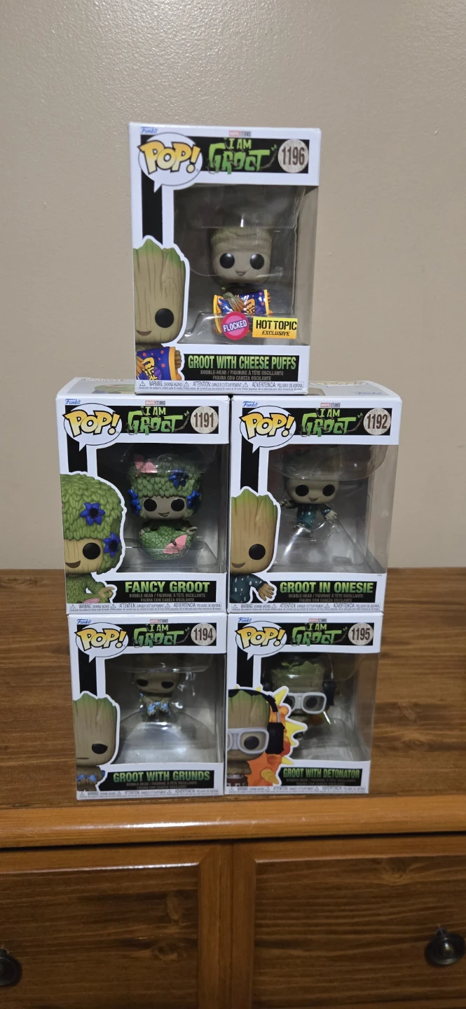 Funko POP! Marvel Studios: I Am Groot (Set)
