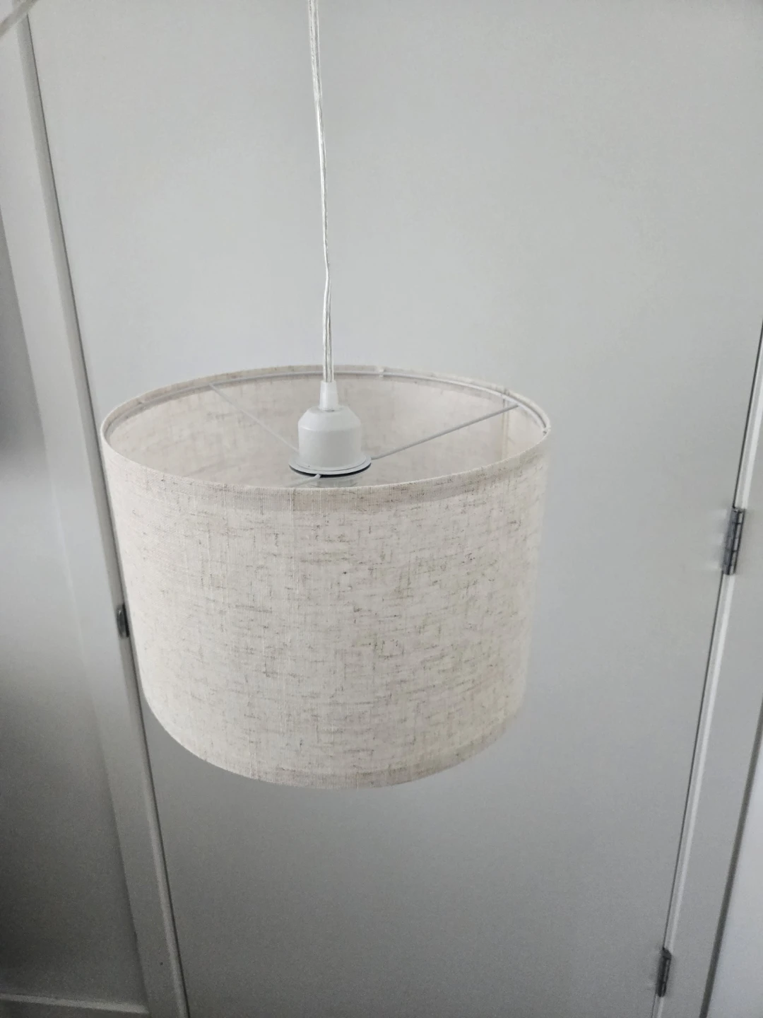 Hanging plug in lamp