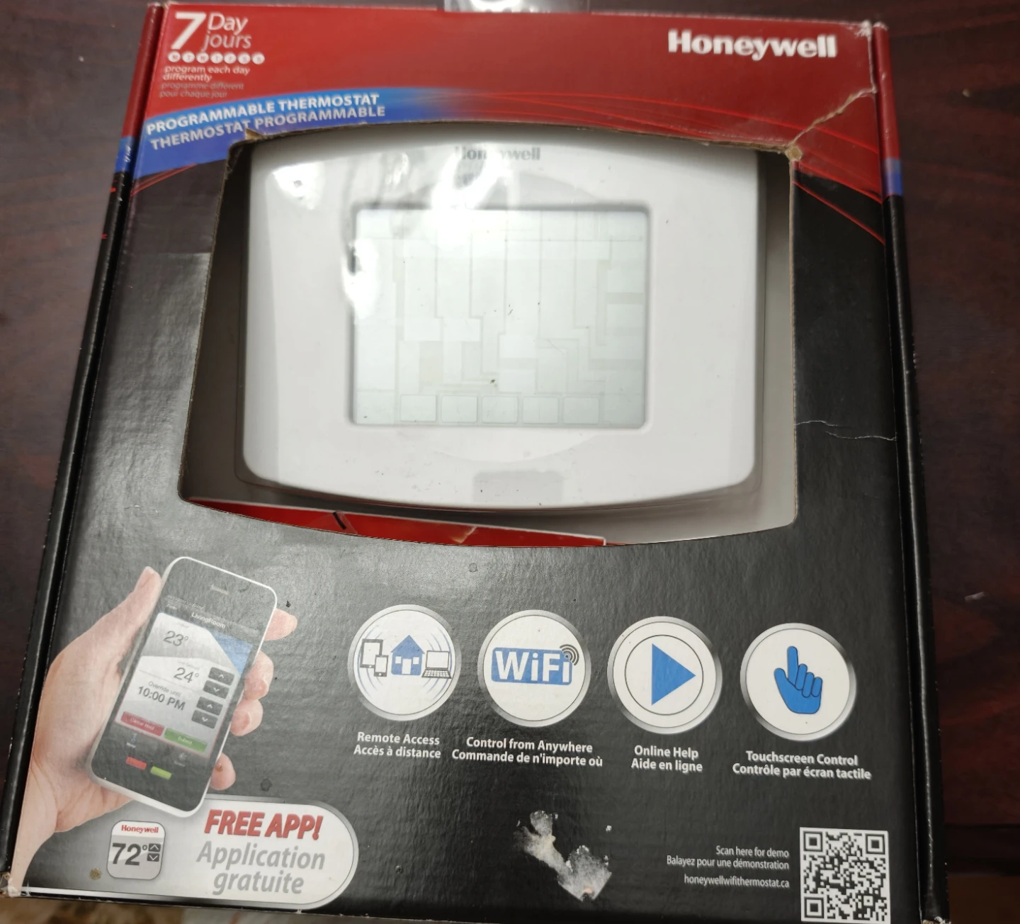Honeywell WIFI  programmable thermostat