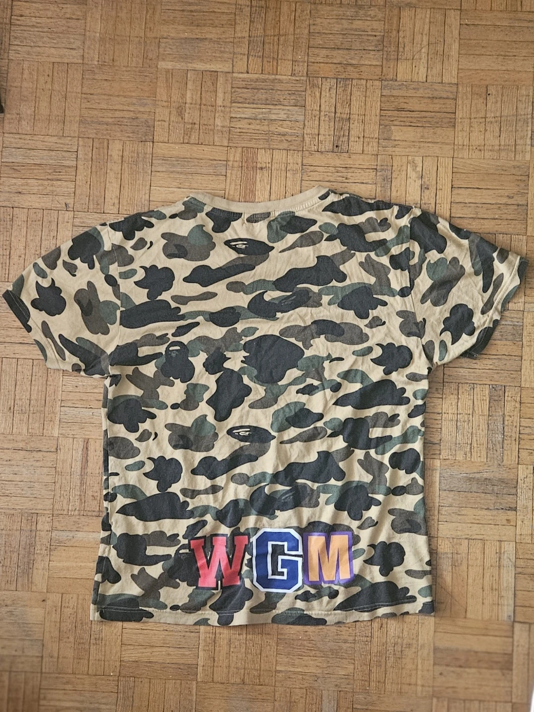 Authentic Vintage Yellow Camo BAPE Men's Shirt - photo 2