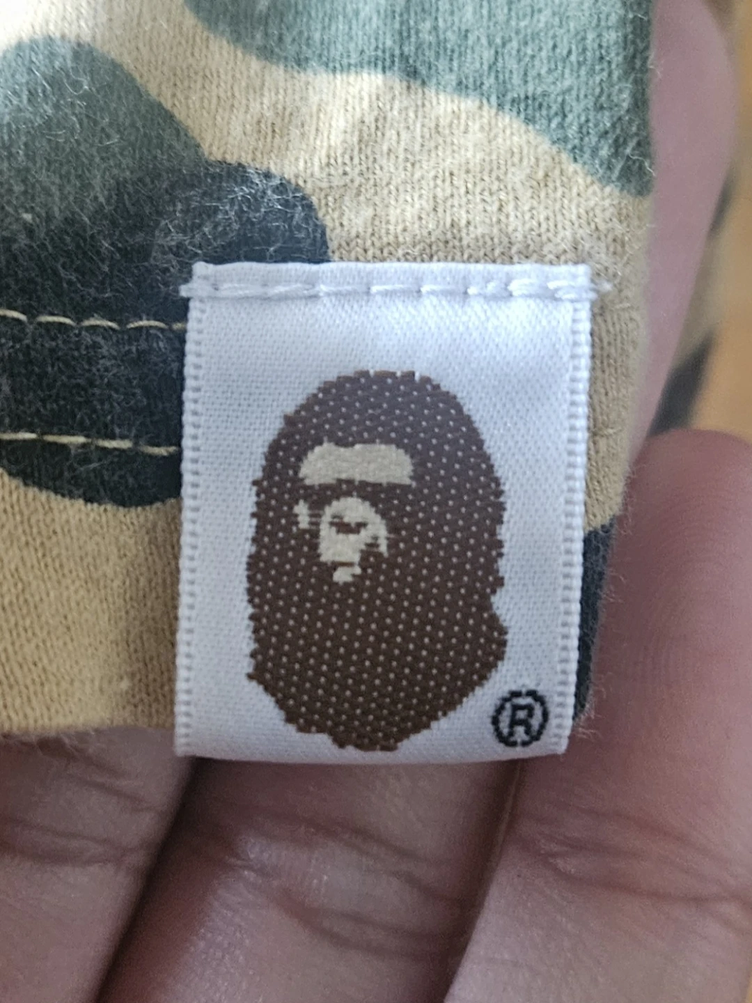Authentic Vintage Yellow Camo BAPE Men's Shirt - photo 3