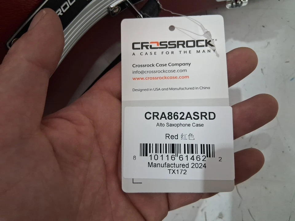 NEW -Crossrock ABS Molded Hardshell Alto Saxophone Case - photo 2