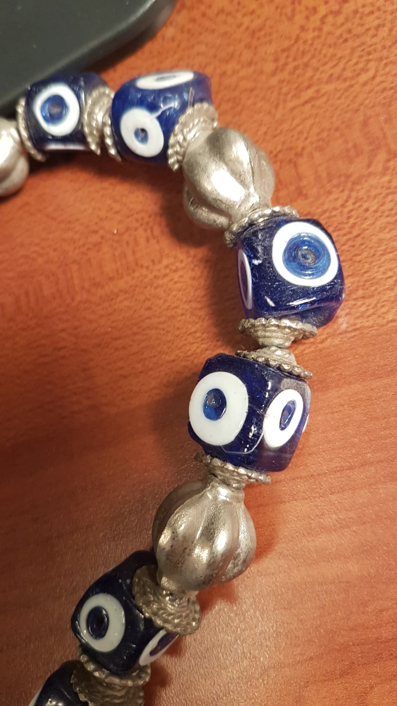 Blue Evil Eye Beaded Heavy Chain - photo 4