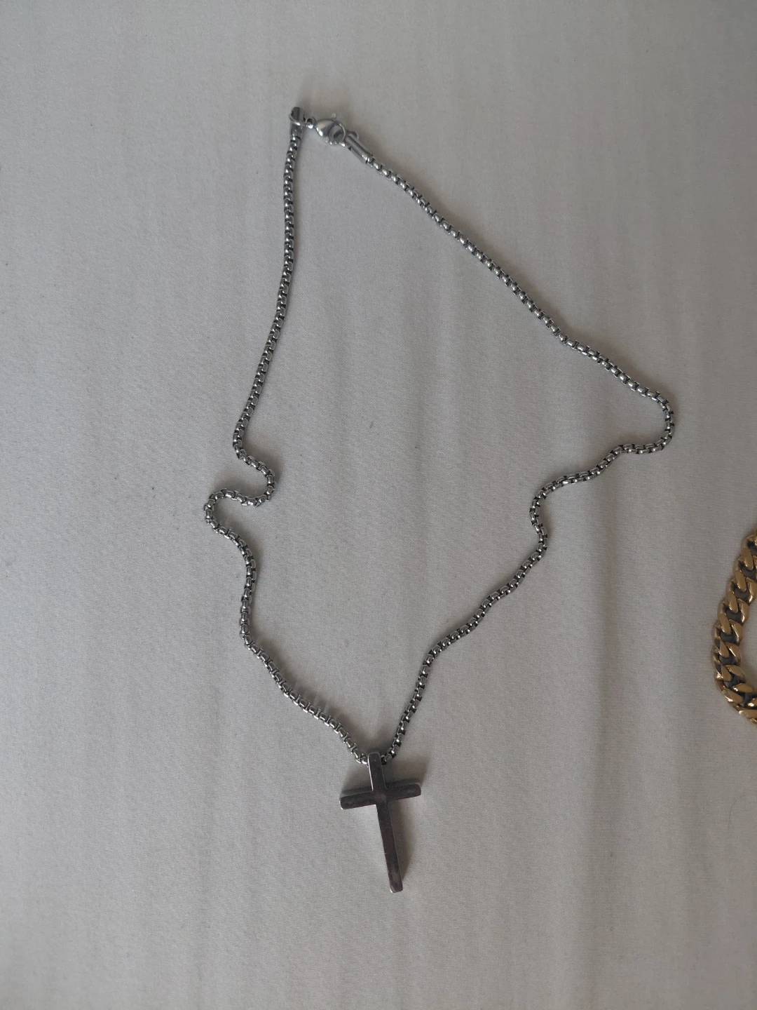 Cross Pendant Necklace stainless steel
