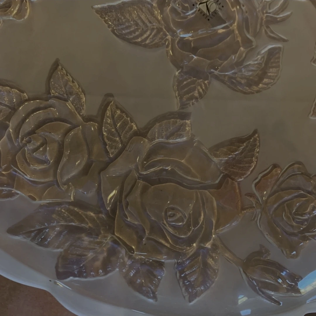 Rose Parade Glass Serving Platter - photo 4
