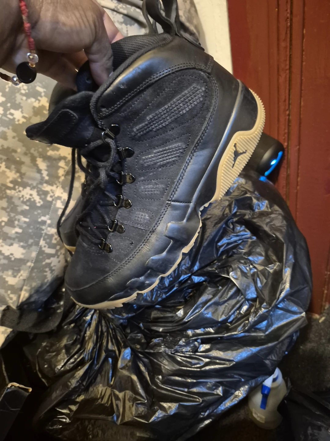 Jordan 9 Retro Boots Black Gum - photo 3