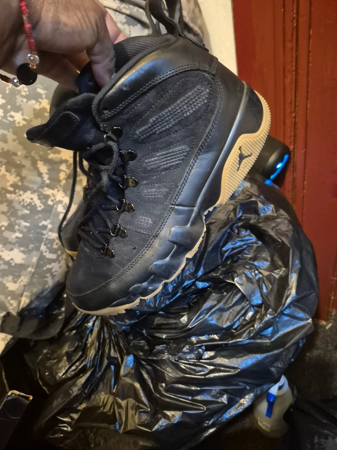 Jordan 9 Retro Boots Black Gum - photo 3