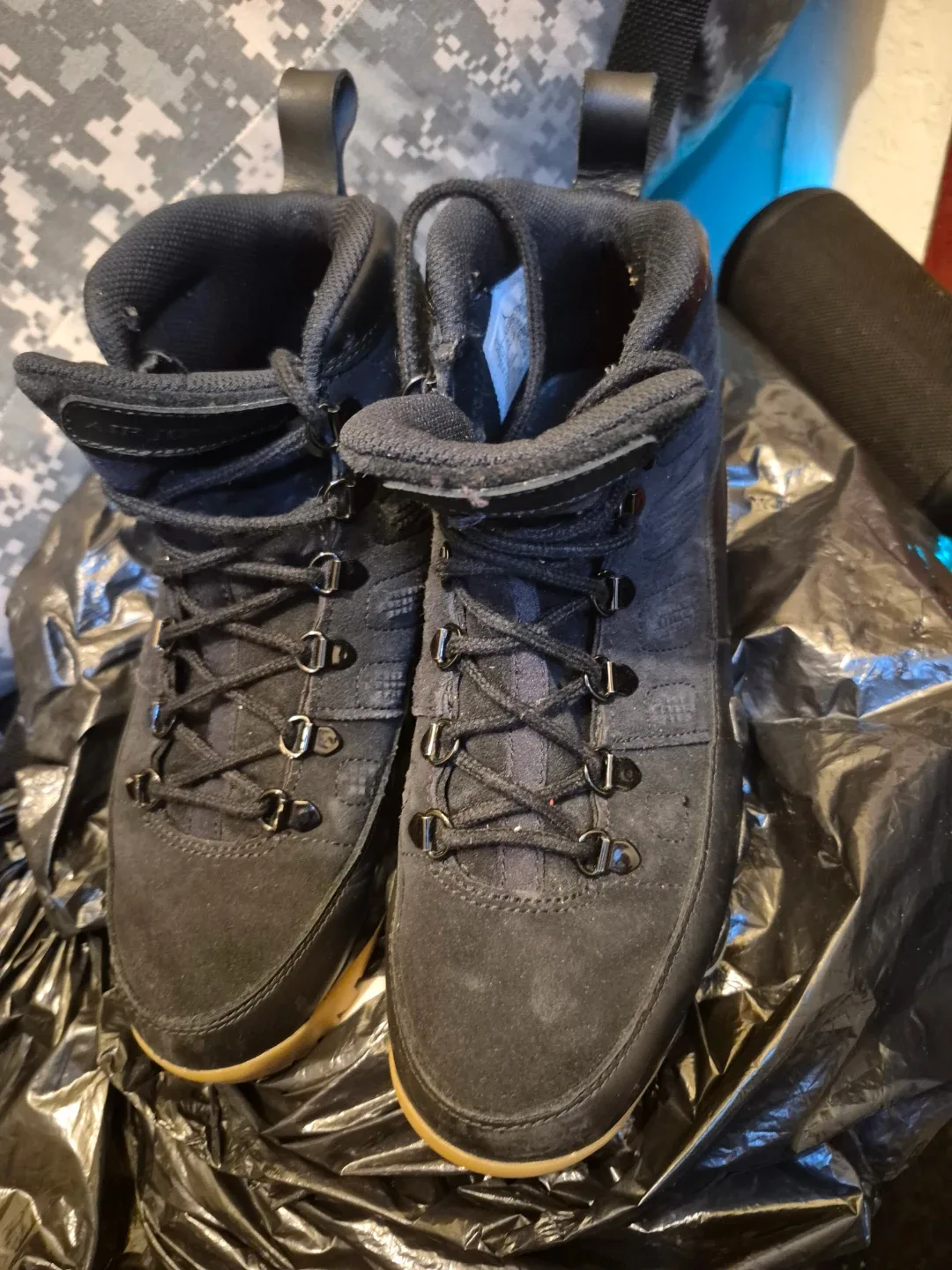 Jordan 9 Retro Boots Black Gum - photo 5