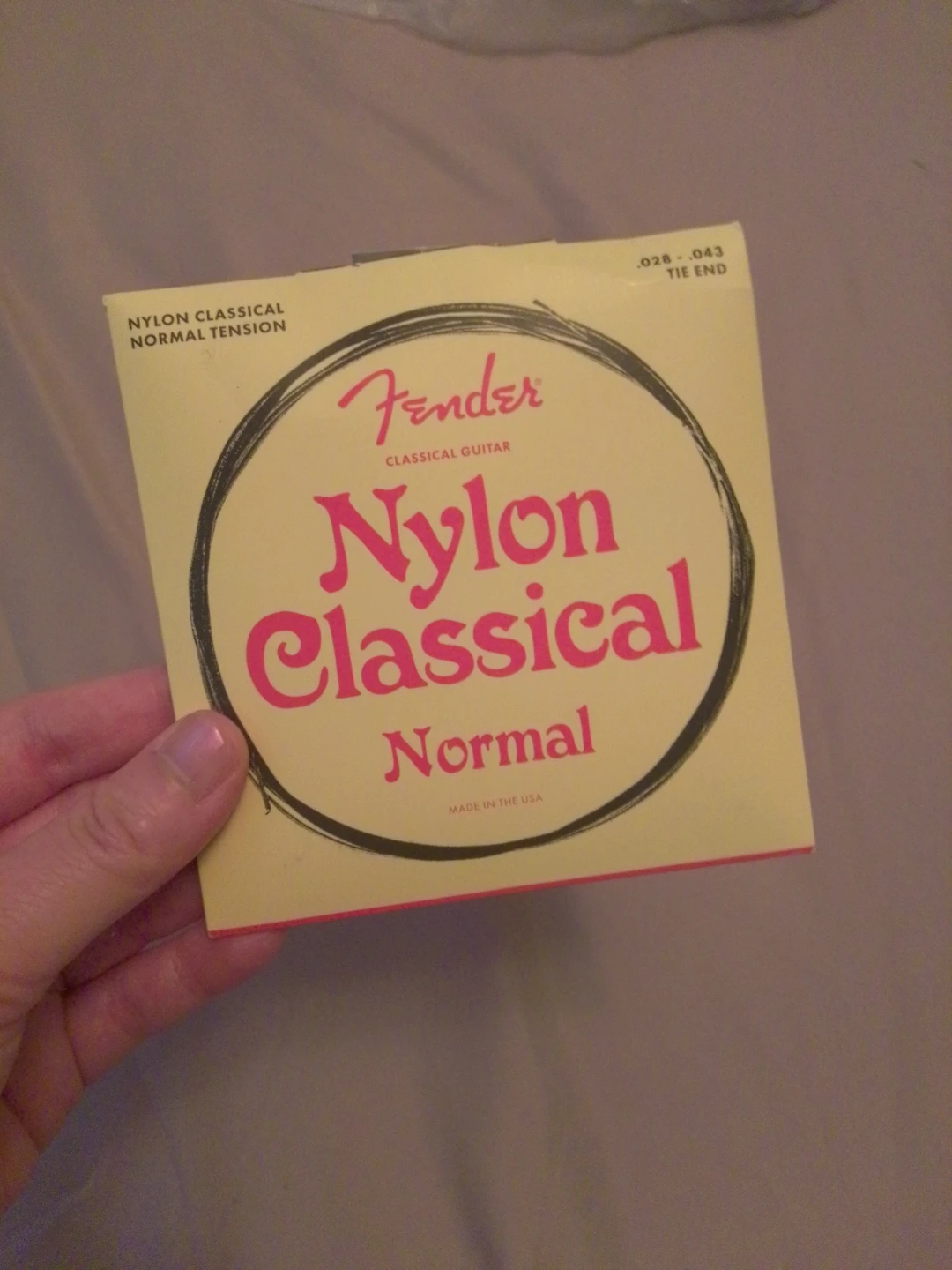 Fender Nylon Classical Guitar Strings Normal Tension