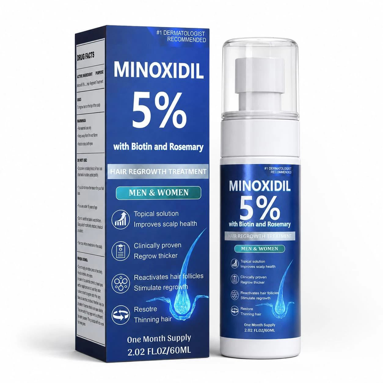 NEW Hair Growth Serum for Hair Beard Regrowth