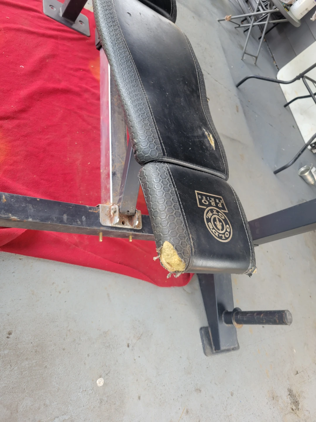 GOLD'S GYM OLYMPIC BENCH WITH SQUAT RACK  HEAVY DUTY - photo 4