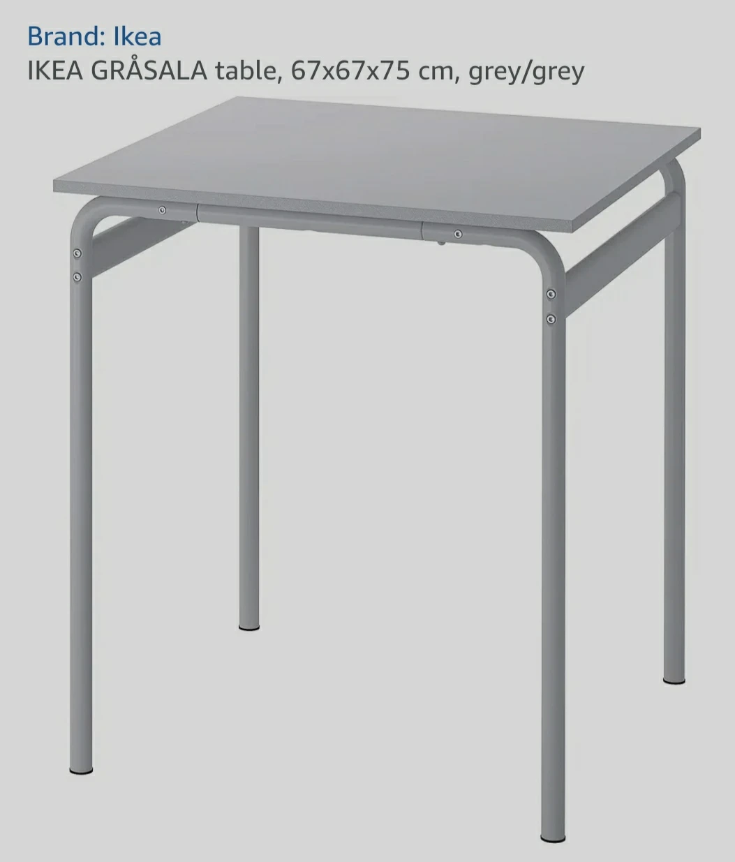 IKEA GRÄSALA Table - Grey