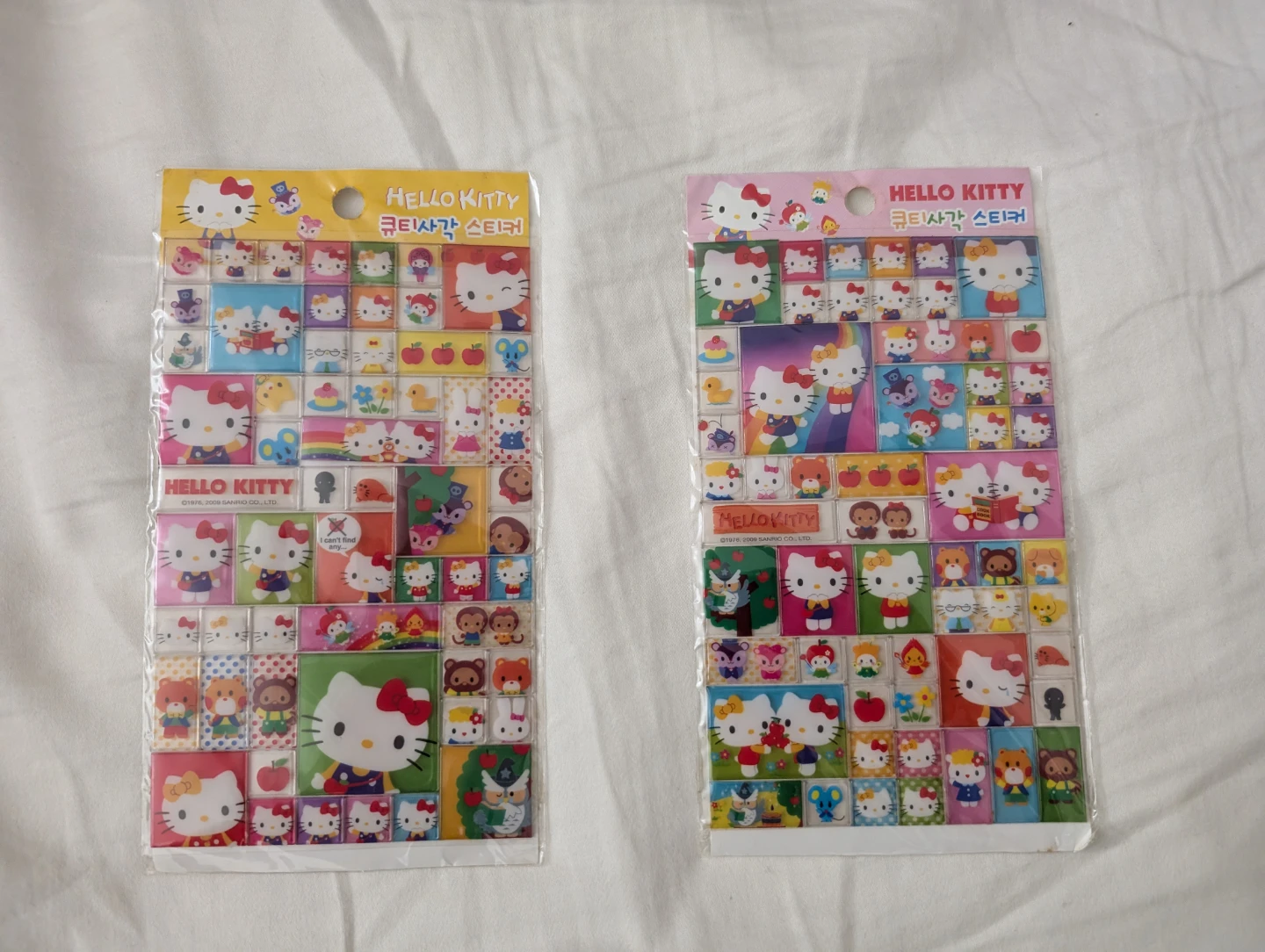Brand New Hello Kitty Sticker Sheets 3D Puffy Stickers