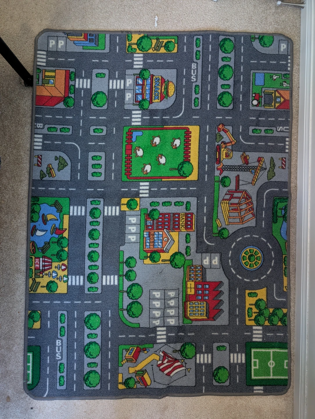Play Mat City Scene Rug
