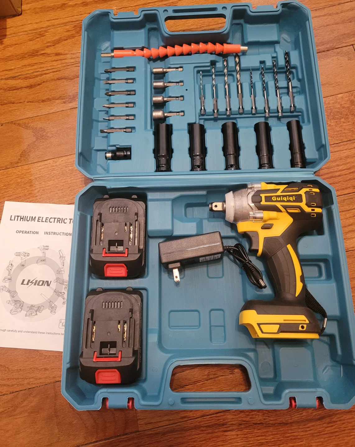 NEW Guiqiqi Brushless Lithium Wrench Impact Set