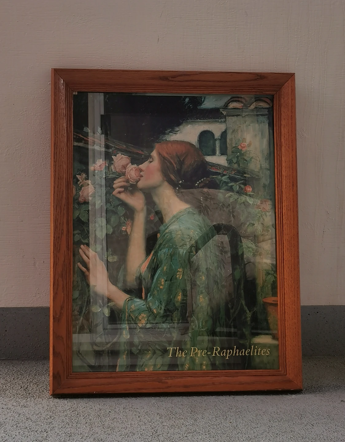 Large Vintage Framed Pre-Raphaelite Art Print Victorian Art - photo 3