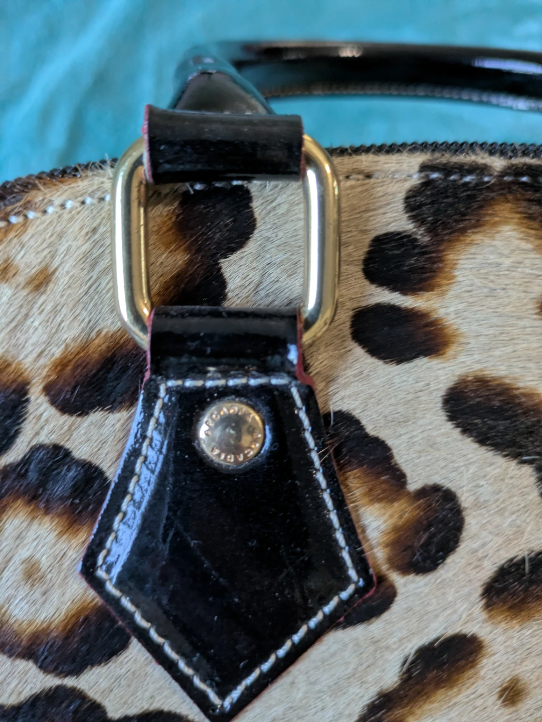 Arcadia Leopard Print Satchel Handbag - photo 3