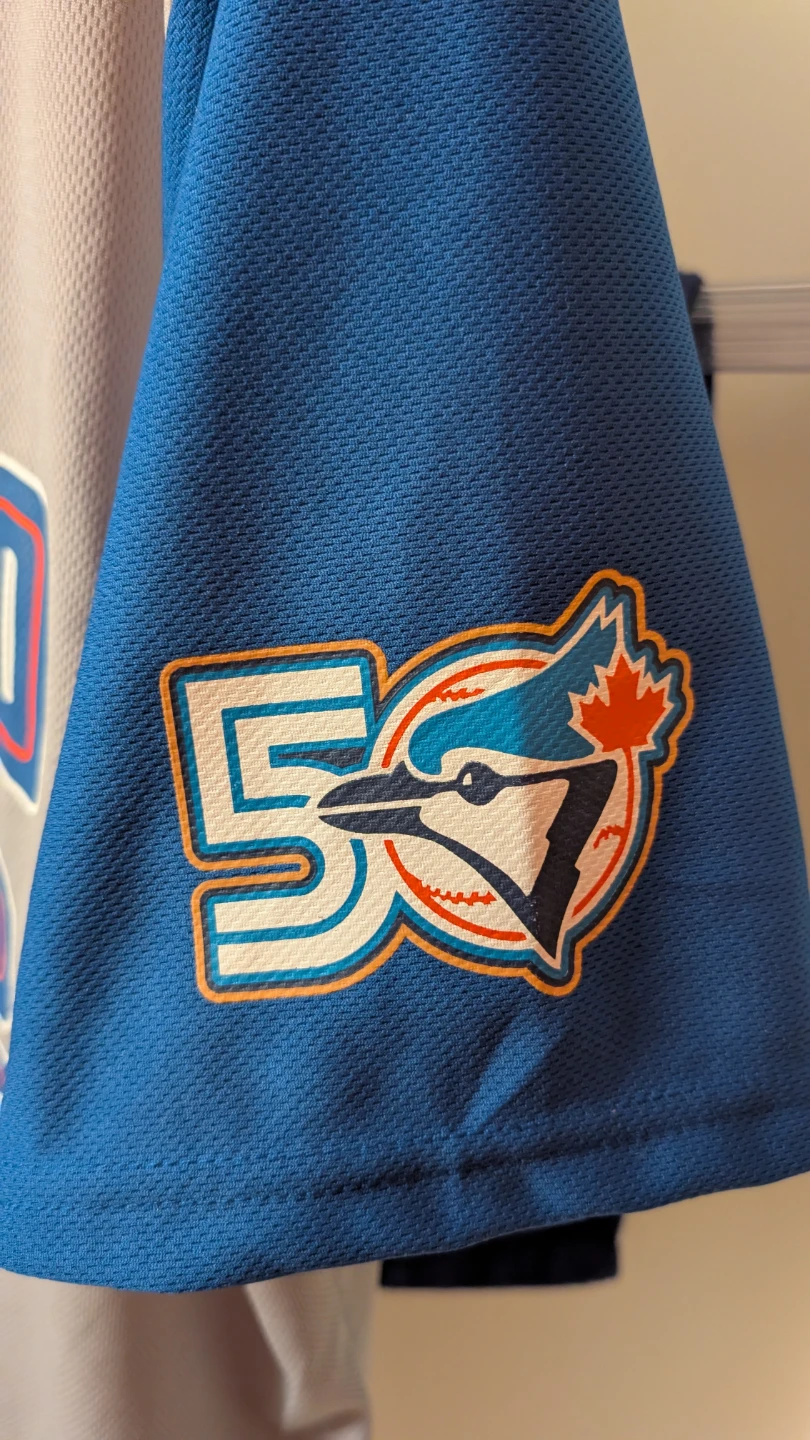 Retro 2000s Toronto Blue Jays Replica Roy Halladay Jersey - photo 3