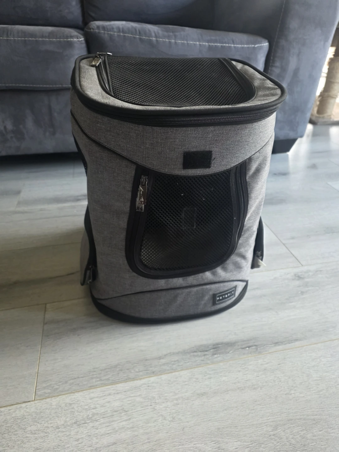 Pet Carrier Backpack - Grey