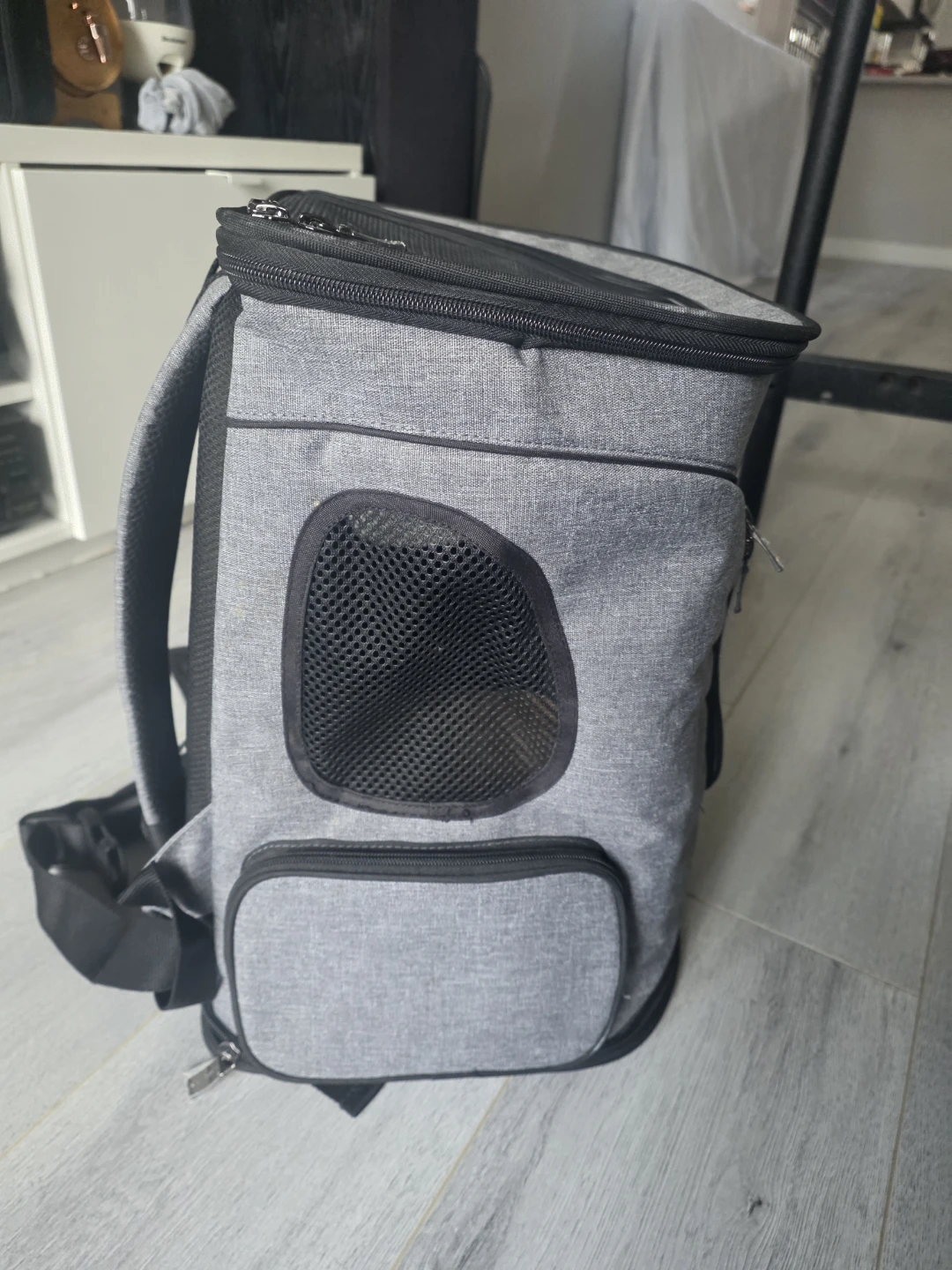 Pet Carrier Backpack - Grey - photo 2