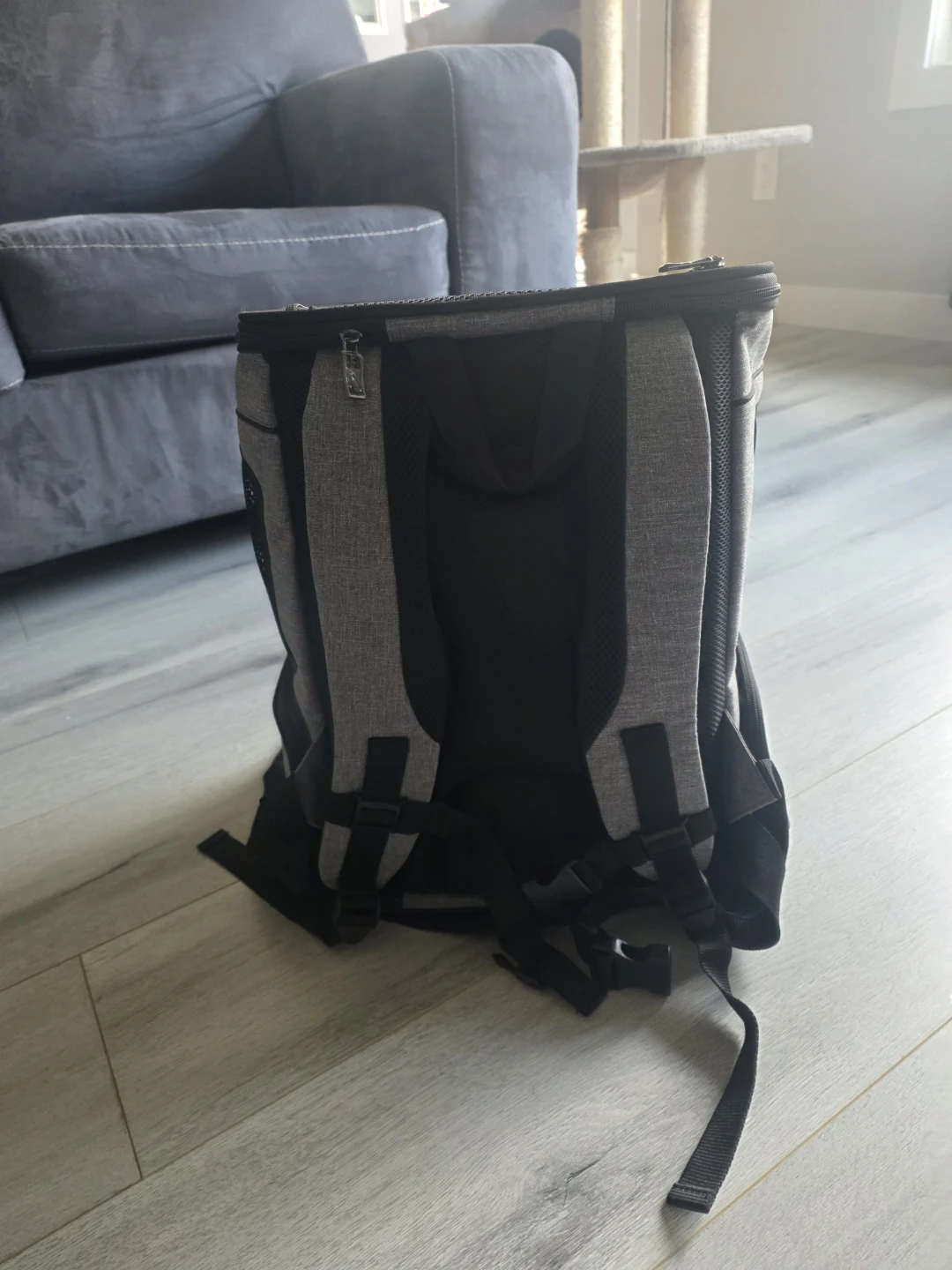Pet Carrier Backpack - Grey - photo 3