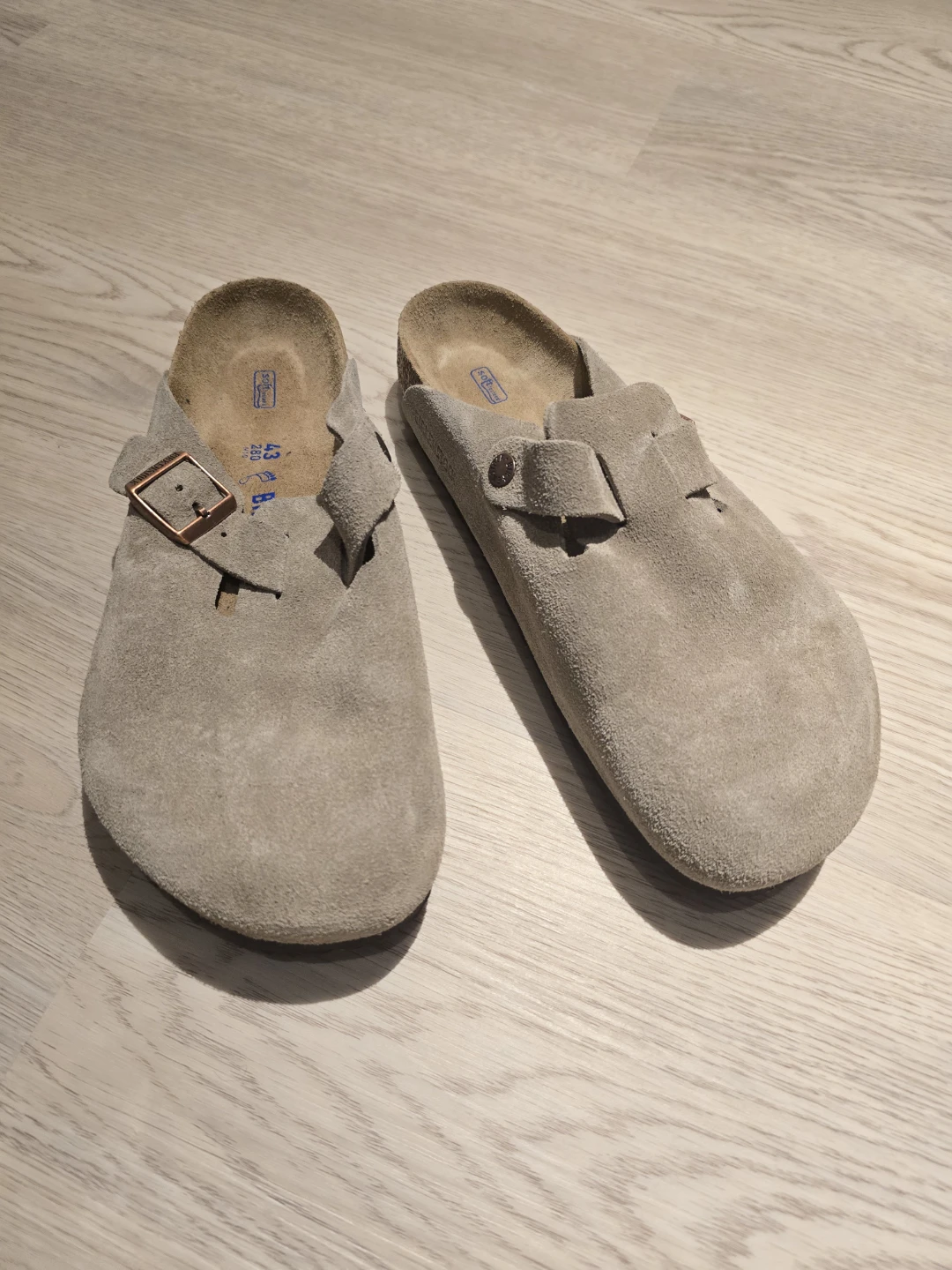 Birkenstock Boston - Taupe - Size 43