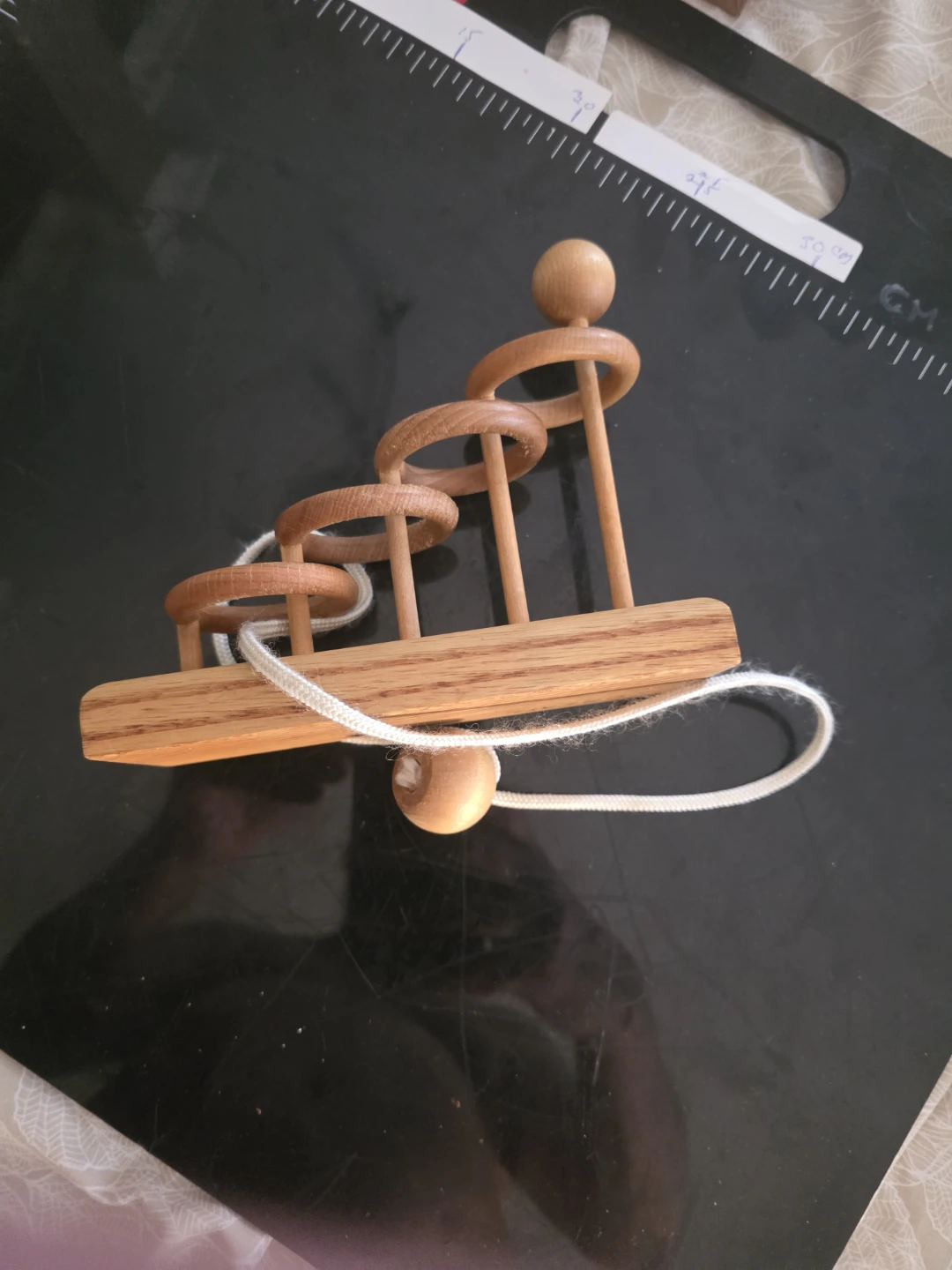 Wooden Ring Puzzle - photo 2