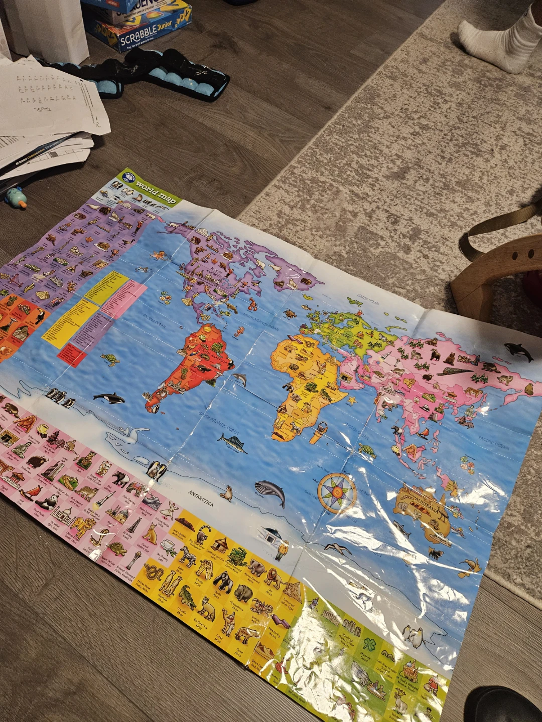 Orchard Toys World Map Puzzle and Poster - photo 2