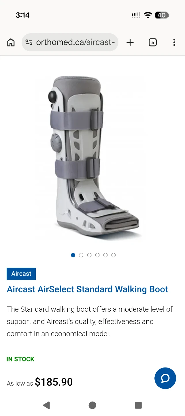 Aircast AirSelect Standard Walking Boot - photo 3