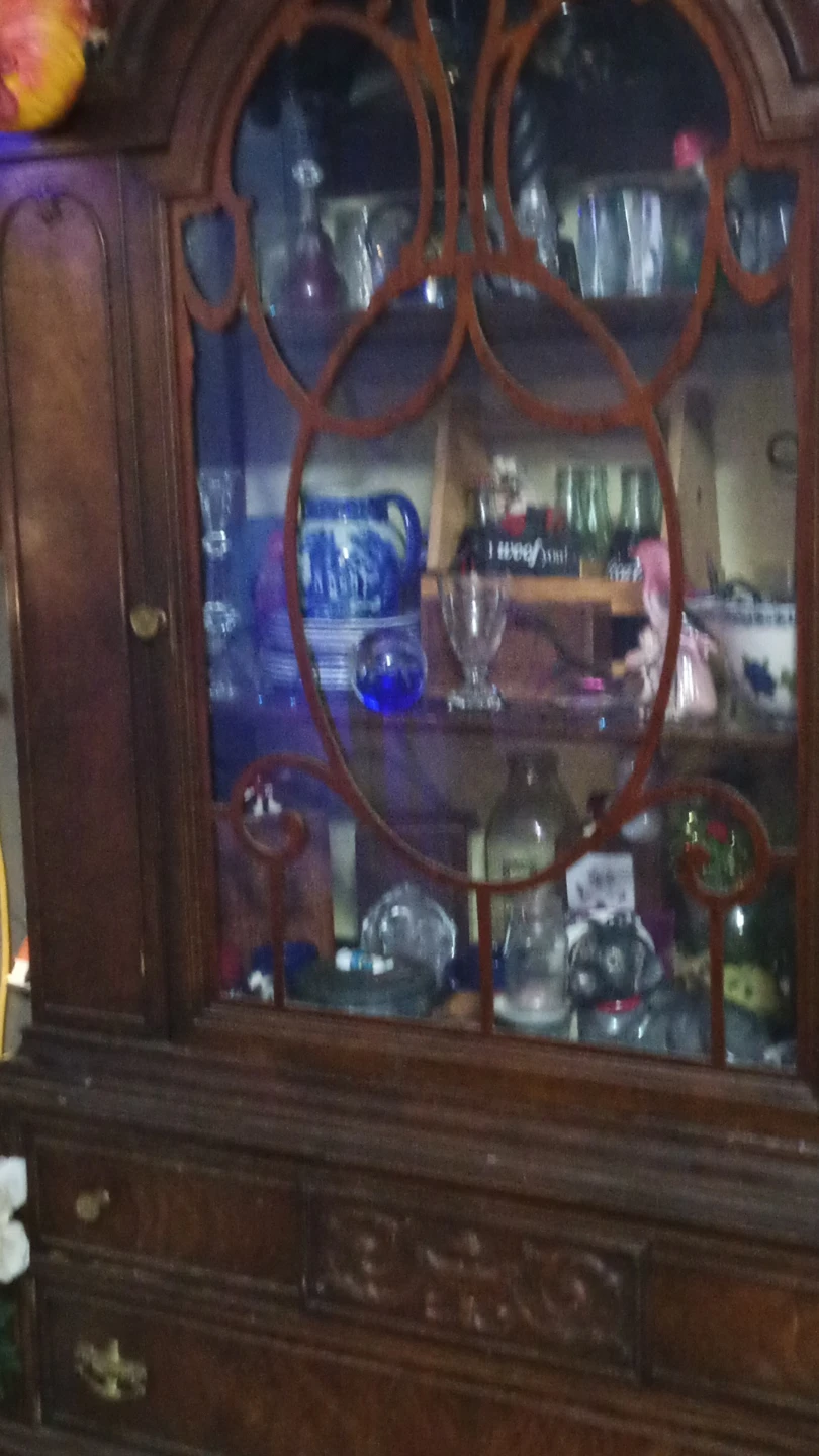 Antique Oak China Cabinet - photo 4