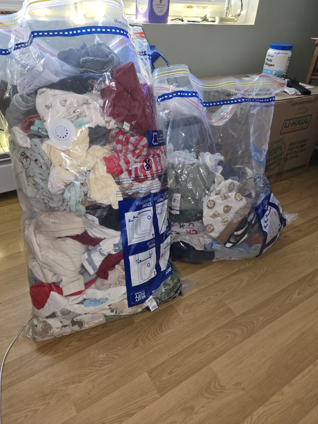 Baby Boy Clothes Assortment in Vacuum Seal Bags