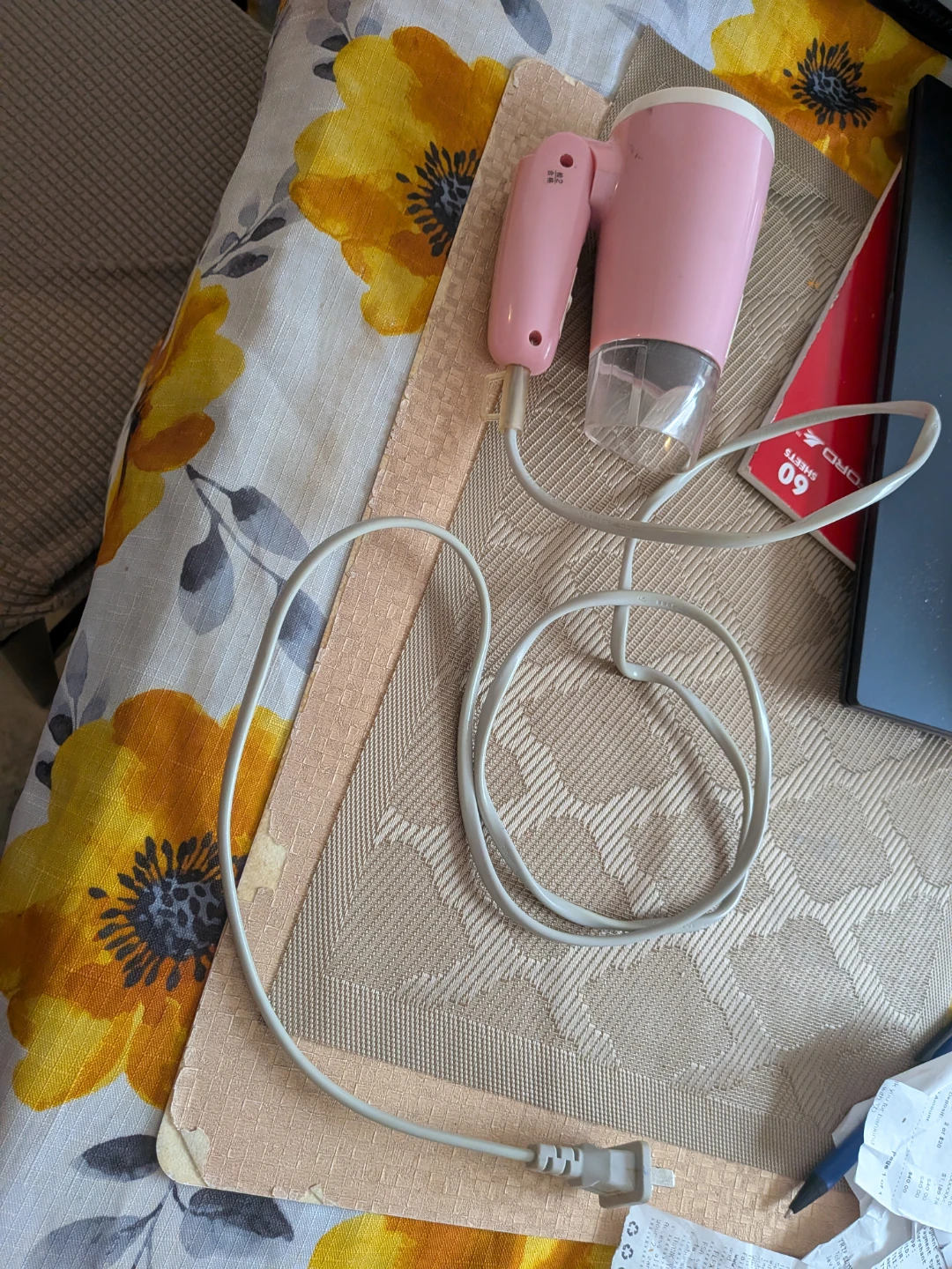 Pink Compact Hair Dryer 850W - photo 3