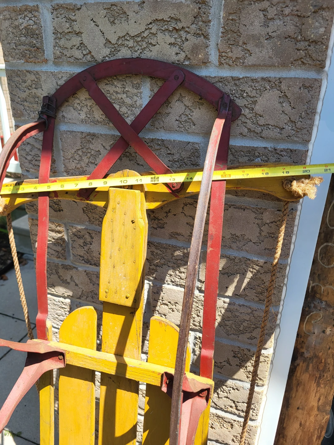 Vintage Wooden Sled - photo 3