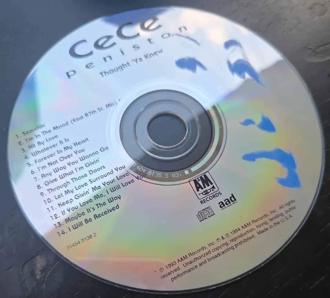 CeCe Peniston Thought Ya Knew CD - photo 3
