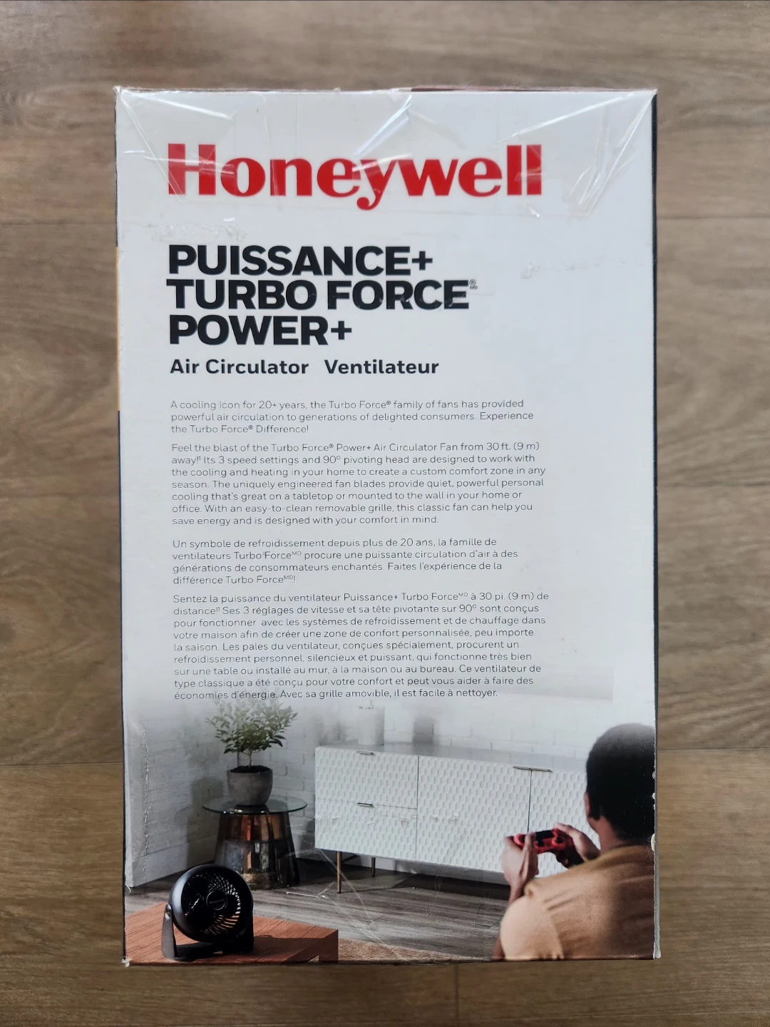 BNIB Honeywell Turbo Force Power+ Air Circulator Fan HT900C - photo 3