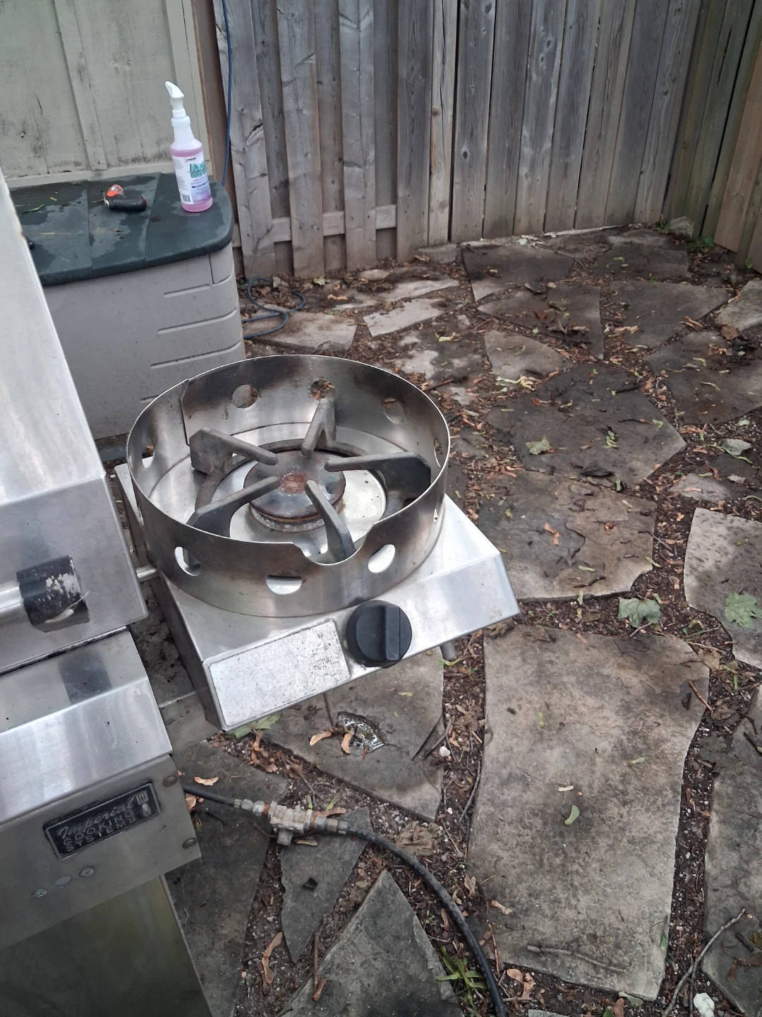 Stainless Steel Gas Grill with Side Burner - photo 2