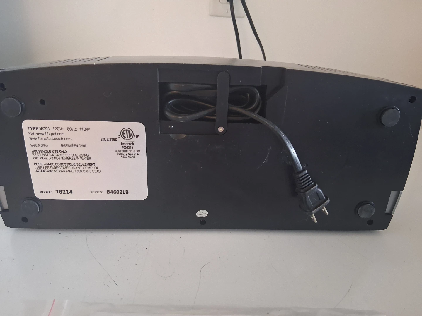 Hamilton Beach Vacuum Sealer - photo 3