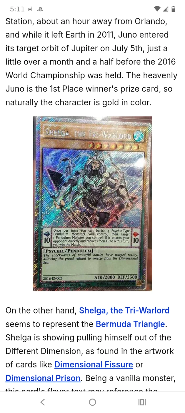 Yu-Gi-Oh! TCG Shelga, The Tri-Warlord Card 2016-EN002