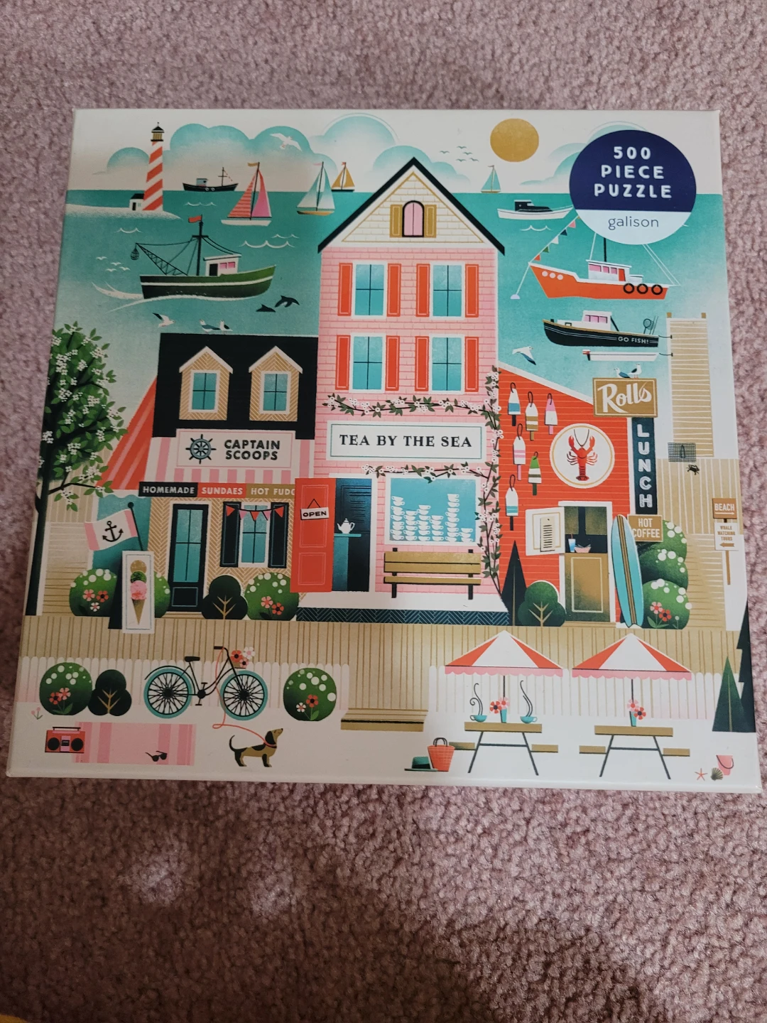 Galison Beside The Sea 500 Piece Puzzle - photo 3