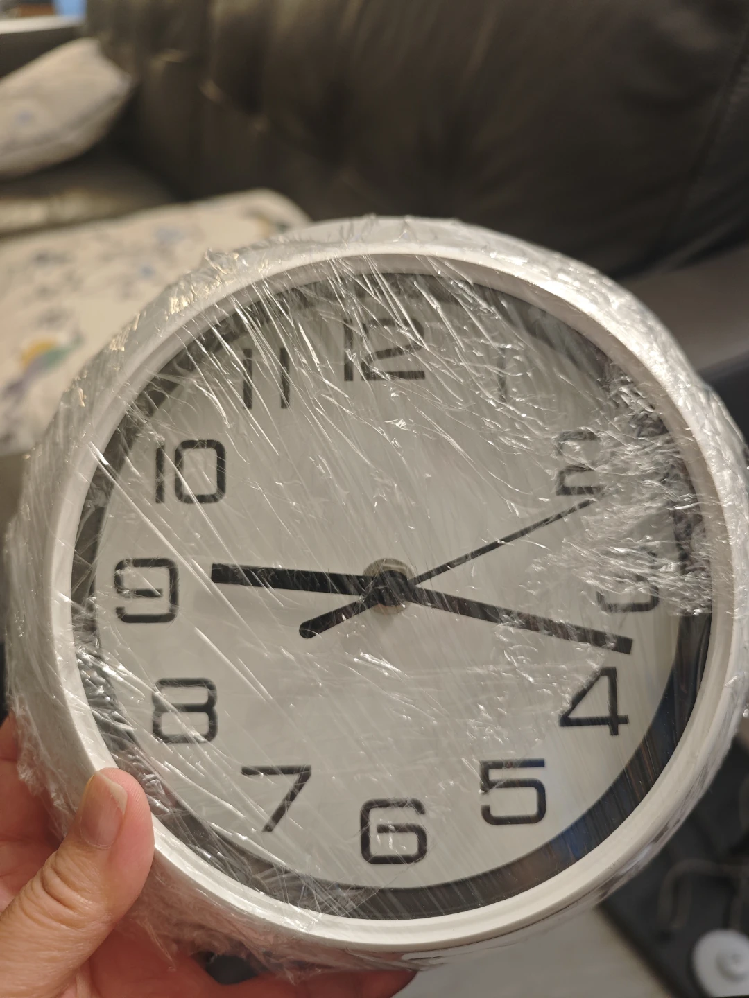 White Analog Wall Clock