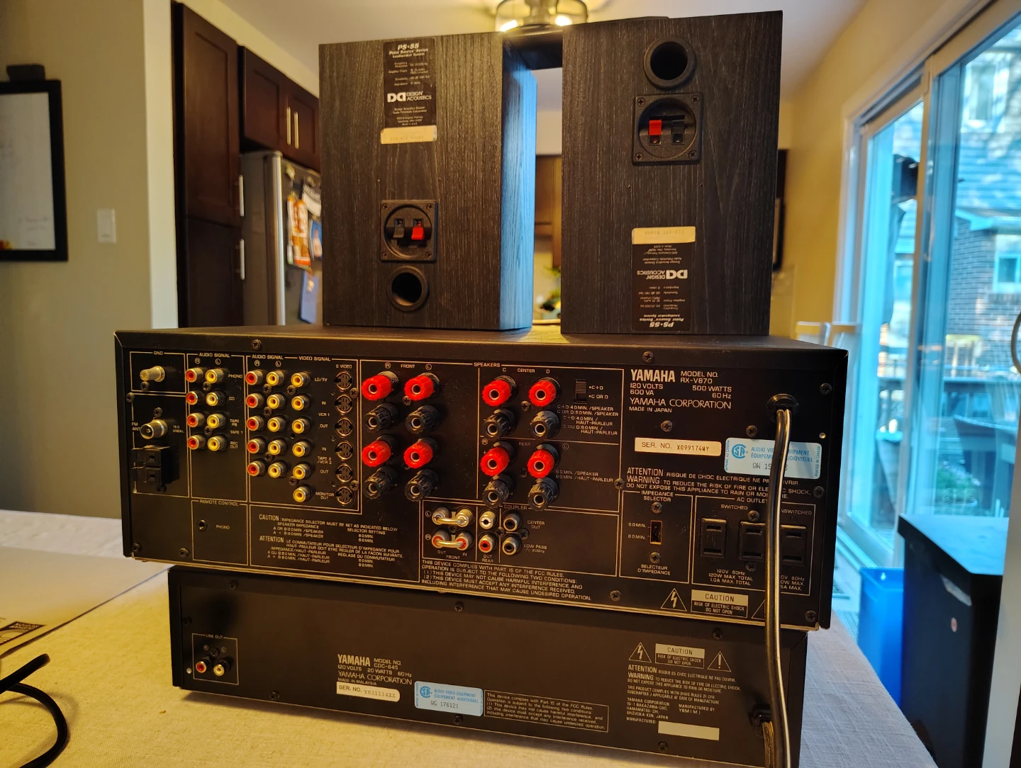 Yamaha RX-V970 Stereo Receiver and CDC-645 CD Player - photo 3