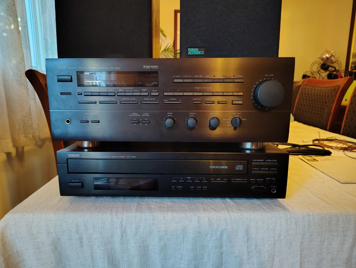 Yamaha RX-V970 Stereo Receiver and CDC-645 CD Player - photo 5