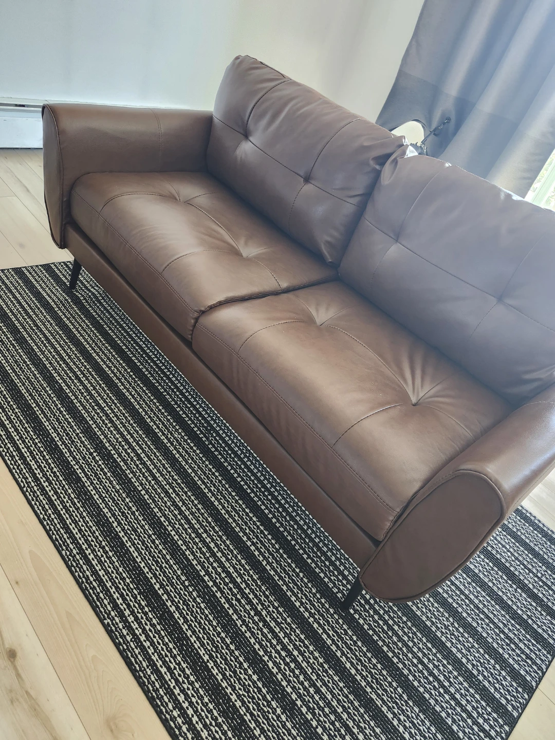 Brand new Brown Leather Sofa (NEED GONE ASAP)
