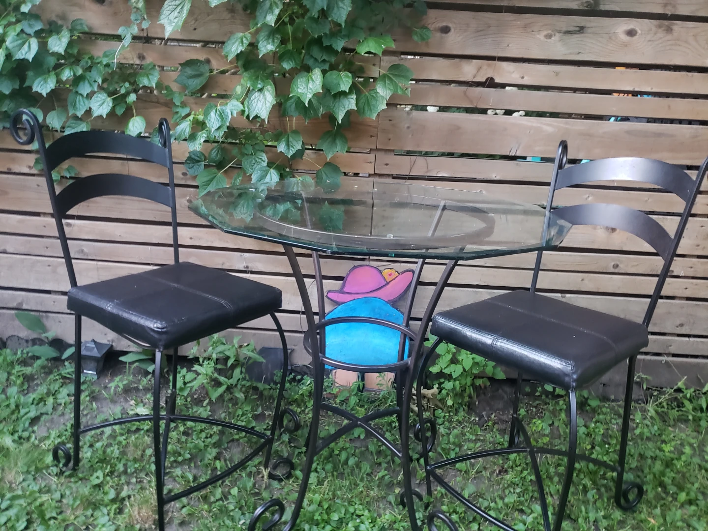 Small patio table 2 chairs