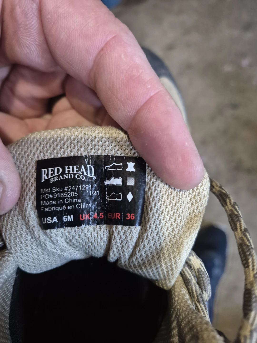 Redhead ladies hiking boots size 6