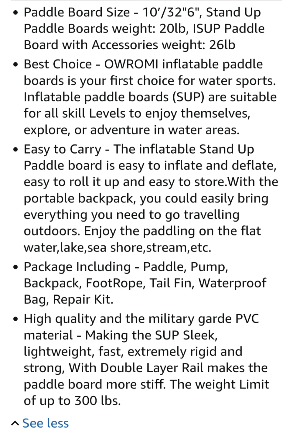 Inflatable Standup Paddleboard - photo 4