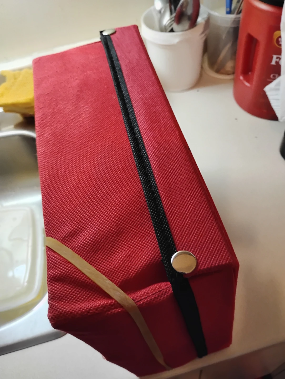Red Canvas Case
