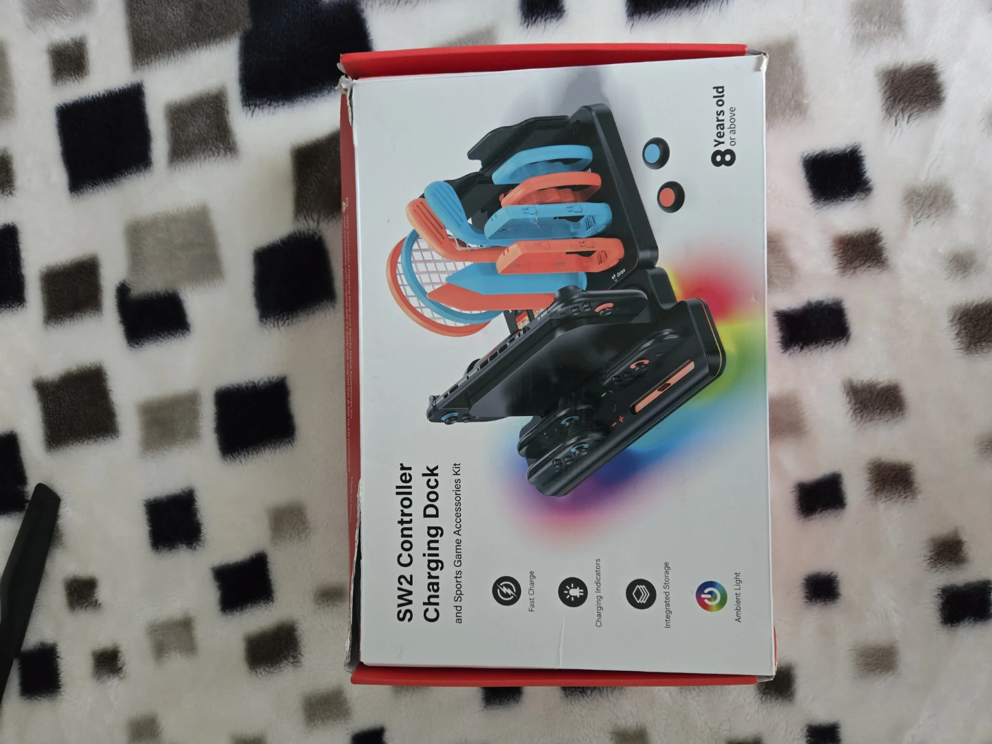 SW2 Controller Charging Dock and Sports Game Accessories Kit